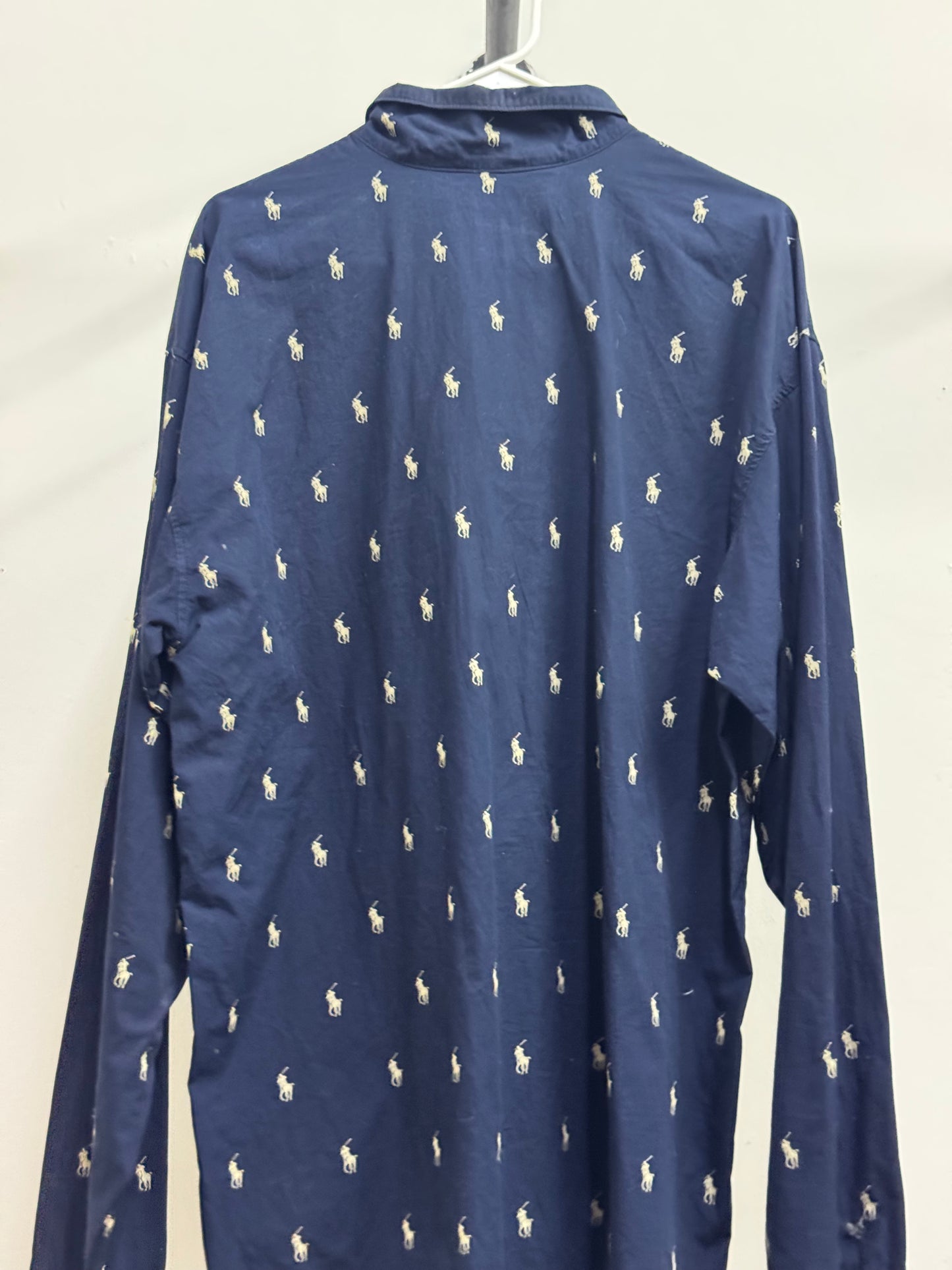 Polo Ralph Lauren Long Sleeve Button Up Blue Shirt