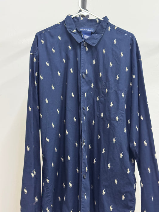 Polo Ralph Lauren Long Sleeve Button Up Blue Shirt