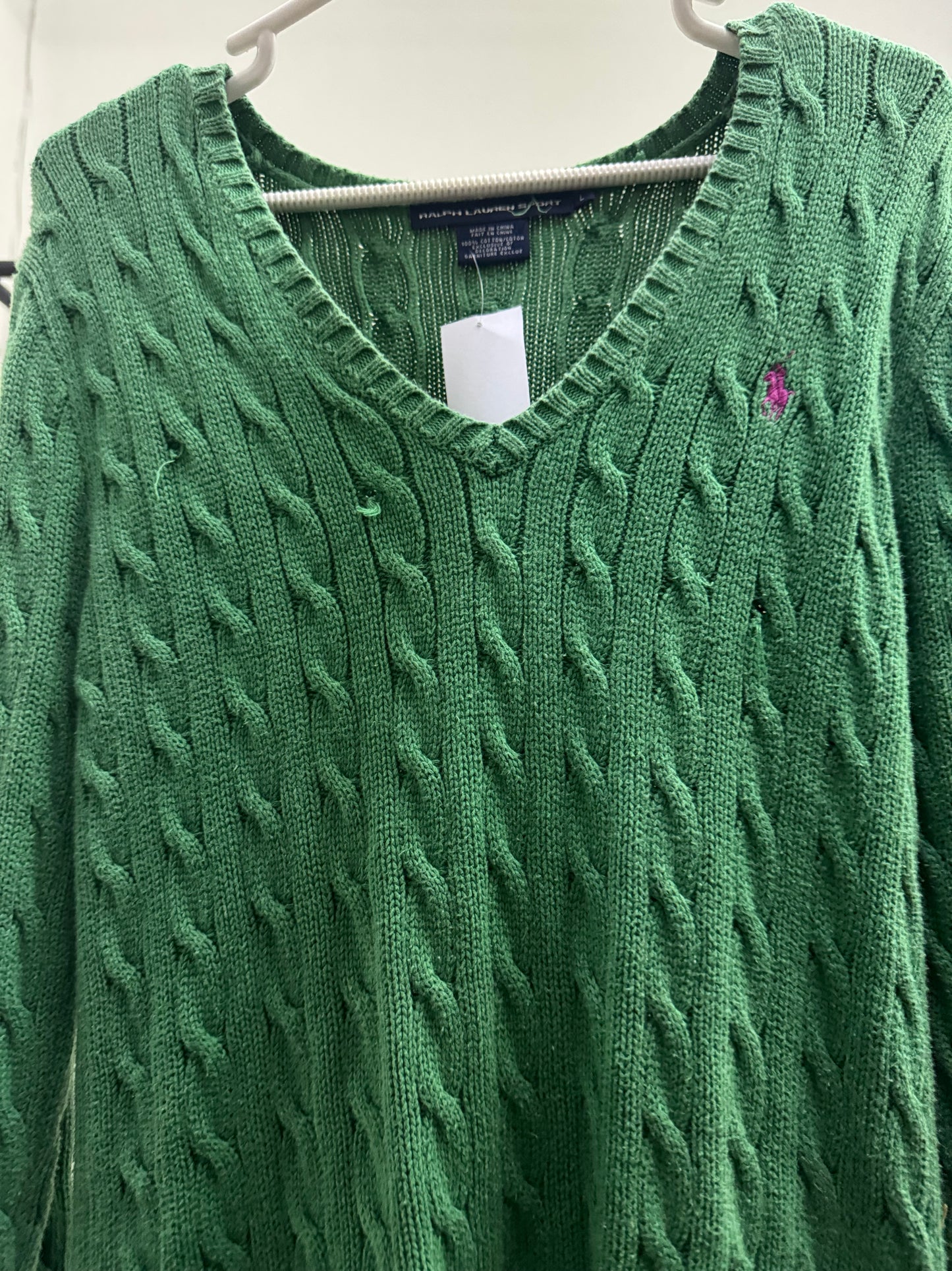 Ralph Lauren Sport Green Sweater